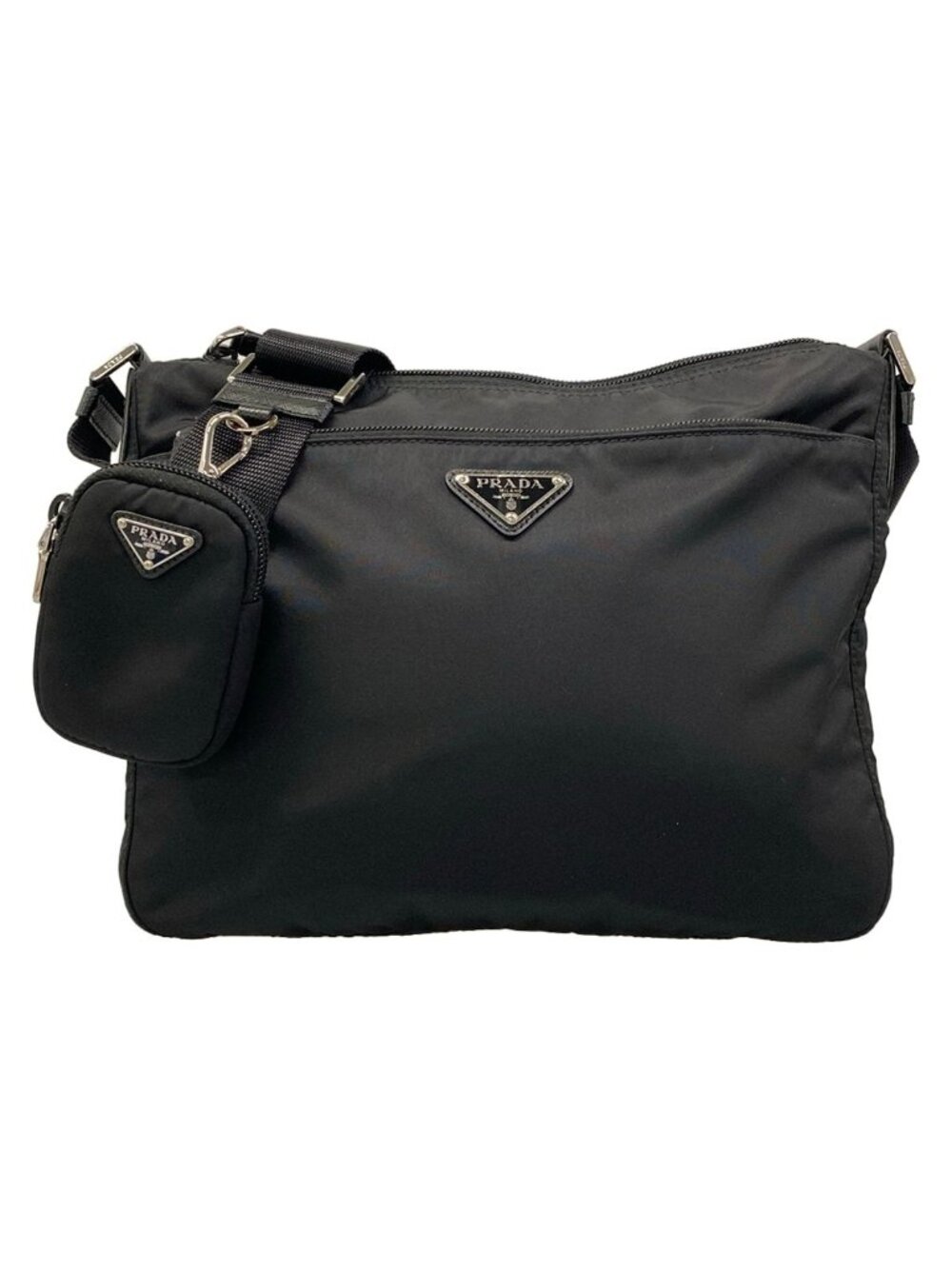 Prada Shoulder Bag Black Re-Nylon